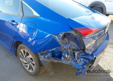 2018 Honda Civic Ex из США, поврежденный, VIN 2HGFC2F76JH557124